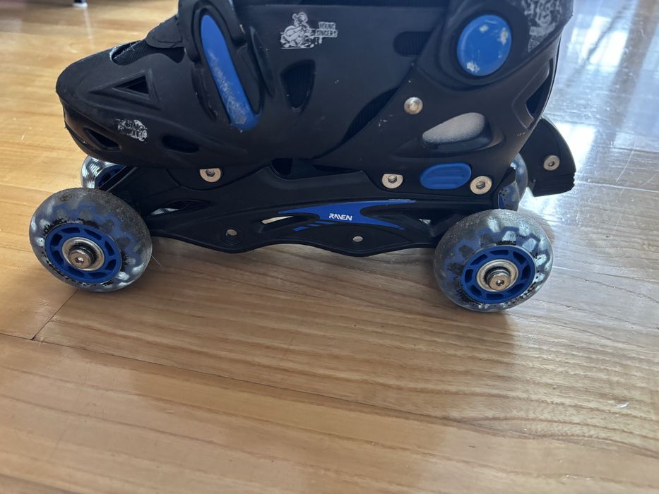 Wrotki dziecięce chłopięce dziewczęce 33-36 rozsuwane