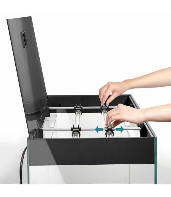 AQUAEL Zestaw akwariowy z szafką GLOSSY 120 ST D&N czarny