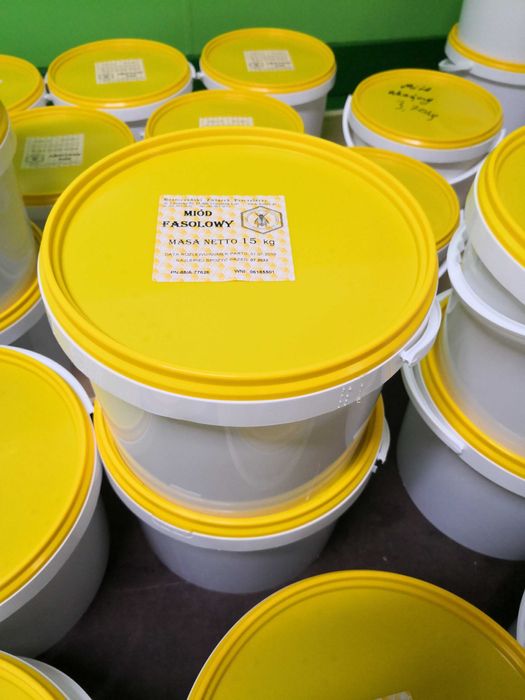 Miód fasolowy wiadra 15 kg