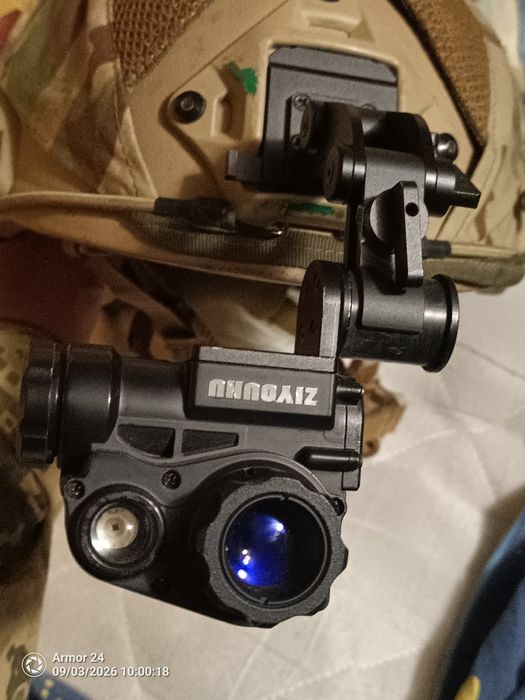 Монокуляр нічного бачення для шолому NVG 10 фірми ZIYOUHU, version PT658-20210323-V14