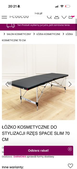 Łóżko i-coucou z materacem anatomicznym 80cm