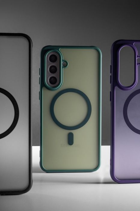 Чохол бампер MagSafe чехол різні моделі Samsung S24 FE