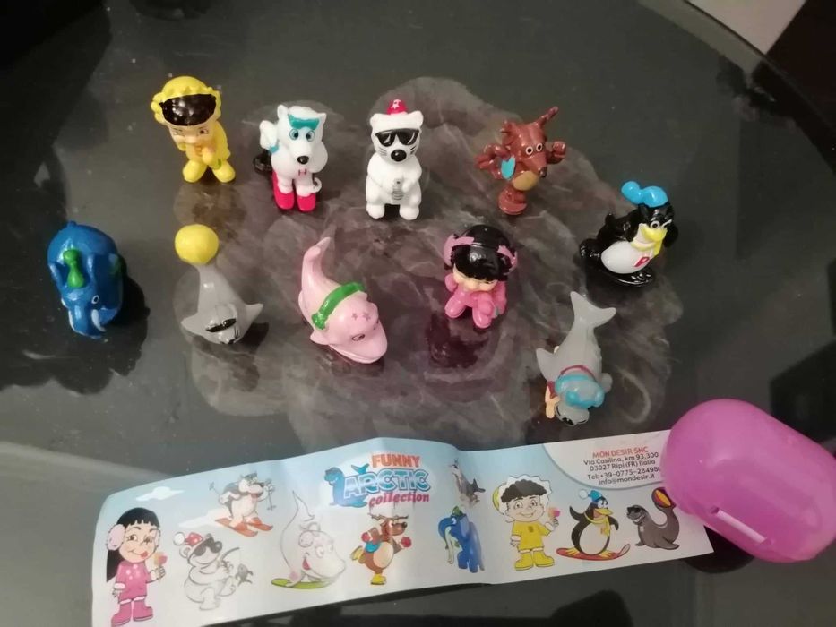 Coleção Funny Artic Collection figuras em PVC - novos