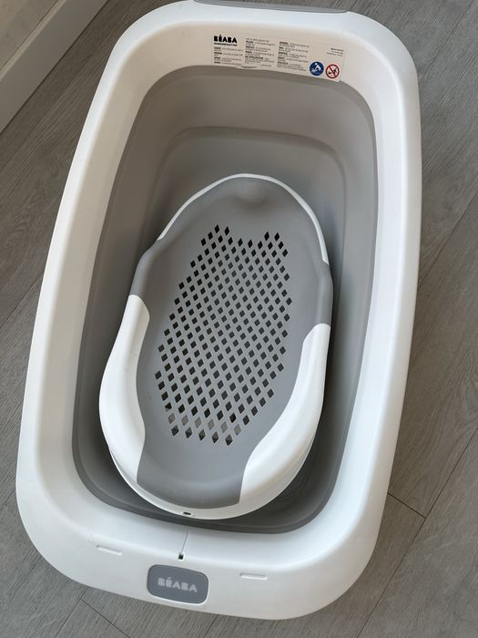 Дитяча складна ванночка Beaba+шезлонг