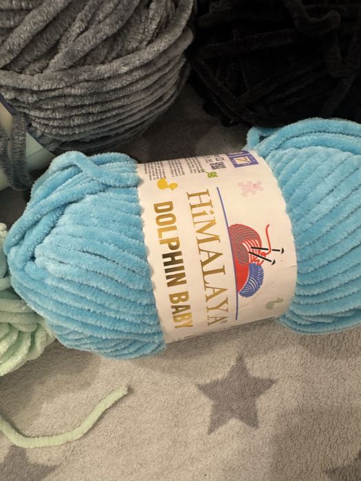 Włóczki himalayah dolphin baby i baby fox  , bezpieczne oczy