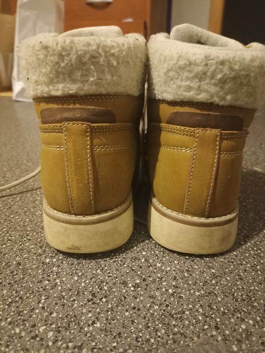 Botas camel usadas
