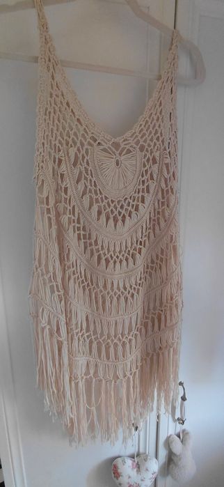 Ажурная накидка на пляже