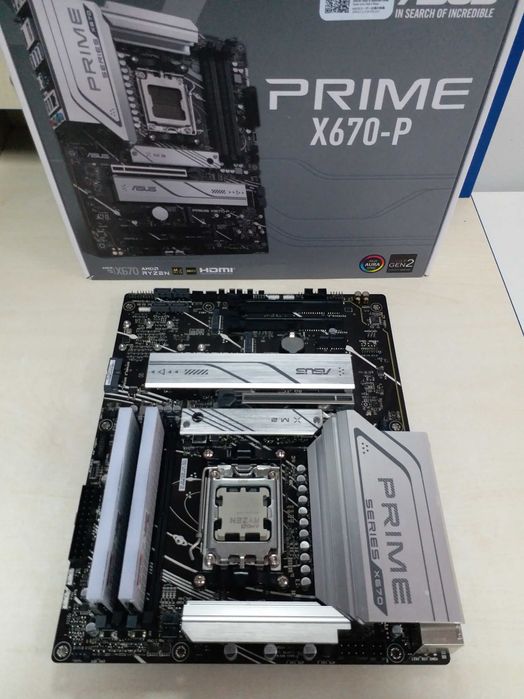 Комплект ASUS Prime X670-P+Ryzen 5 7500F+DDR5 32Gb (2x16Gb) 6000 MHz