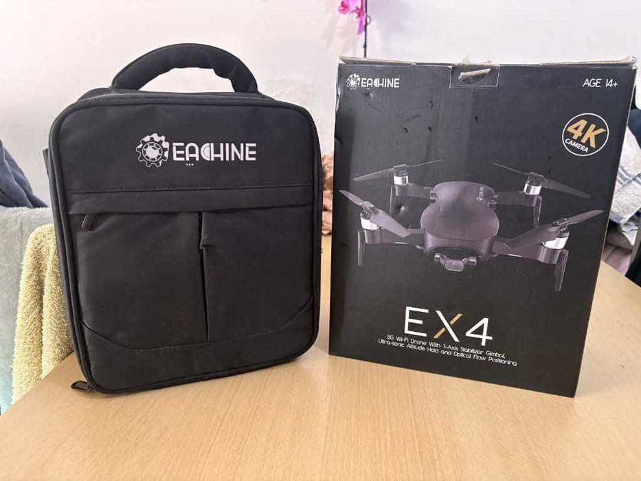 Drone Eachine EX4 Câmara 4K Gimbal 3 Eixos + Acessórios Completo