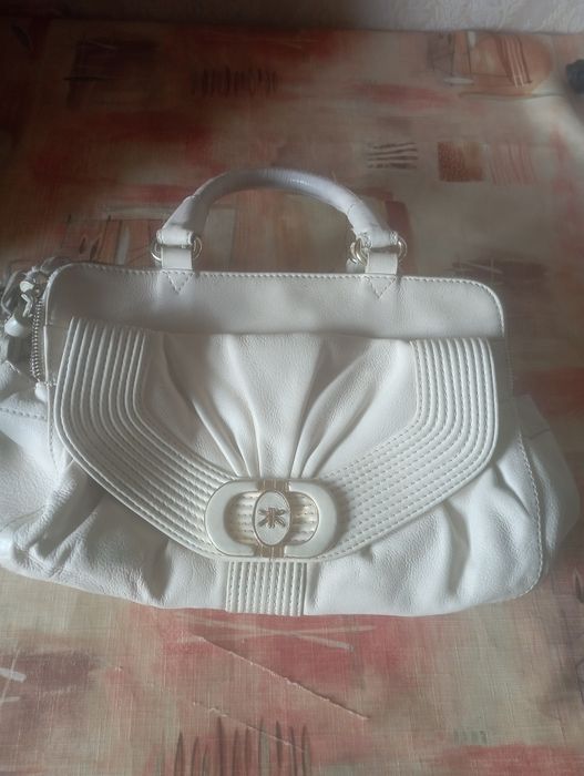 Сумка  шкіряна з подвійним замком