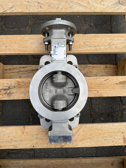 Przepustnica zawór międzykołnierzowa DN 100 PN 16 K-LOK KEYSTONE.