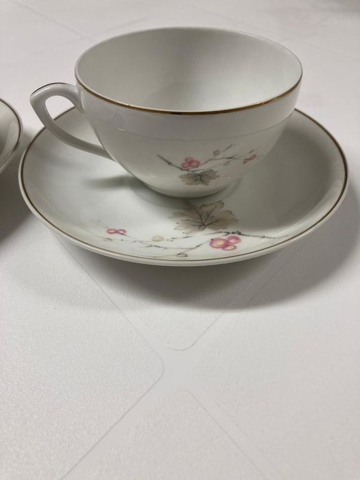 Vista alegre serviço de chá antigo