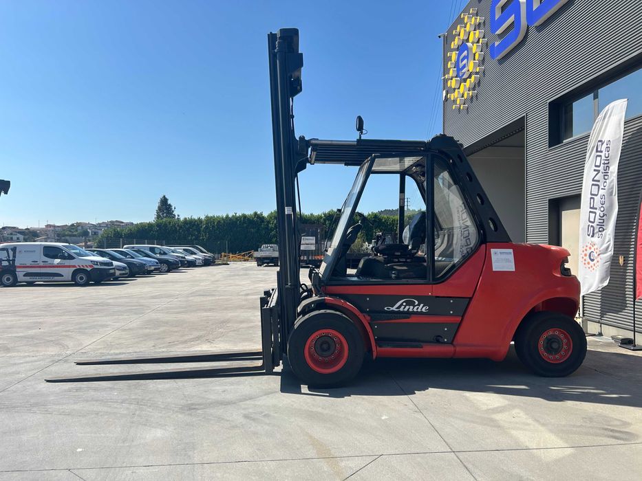 Empilhador Linde 8000 Kgs Diesel