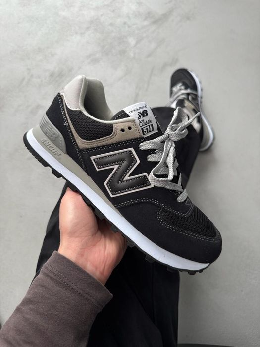 ХІТ СЕЗОНУ! New Balance 574 Legacy Black/Grey 36 37 38 39 40 41 нб ню беланс легасі чорні сірі
