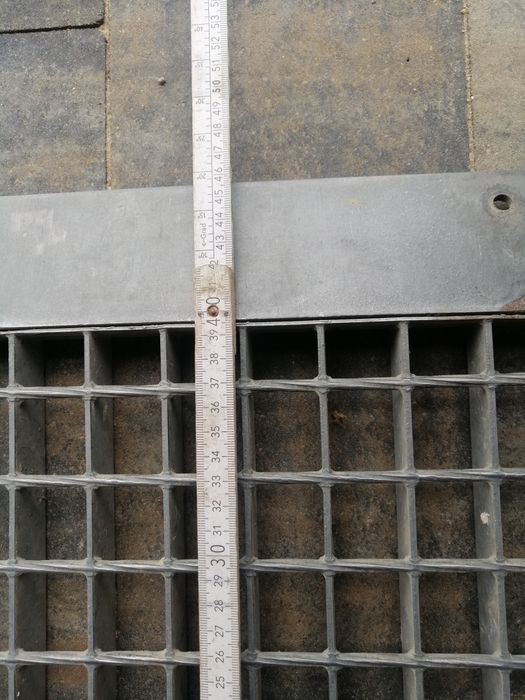 Podjazd pod garaż, krata ocynk