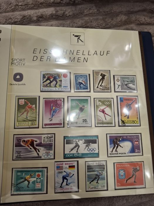 Album ze znaczkami pocztowymi, bardzo fajny stan