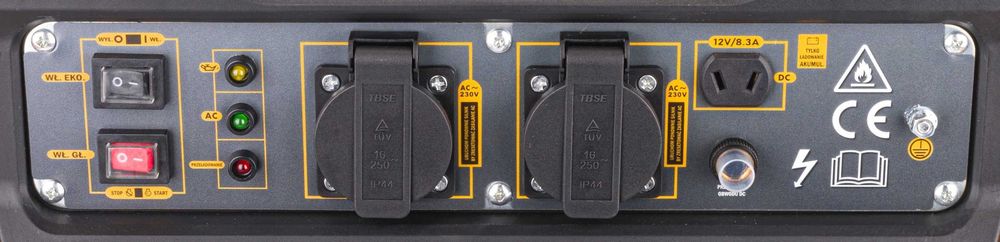 Agregat prądotwórczy generator prądu 4000W inwertorowy 4kW 7,5KM