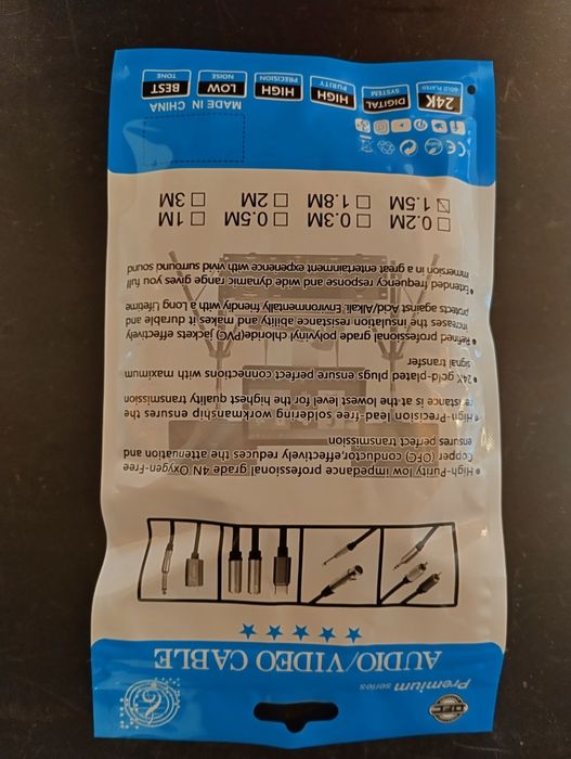 Cabo Áudio USB C 2 X RCA