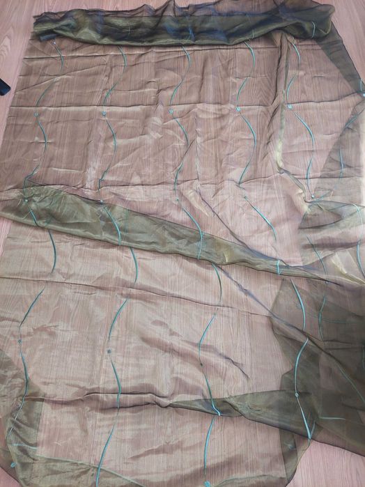 Tecido verde transparente