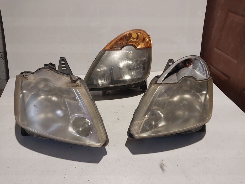 Renault modus lampa przednia przód reflektor prawa lewa prawy lewy