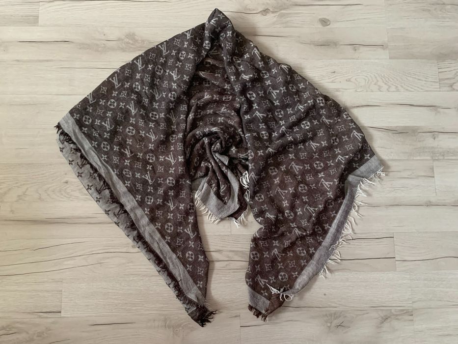 Louis Vuitton_LV_Szal Szalik Chusta Unisex_Okazja !!!