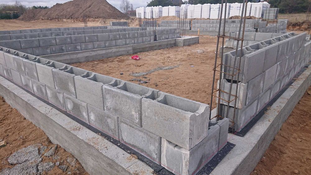 Pustak szalunkowy z fazą ogrodzenie płot ściana oporowa