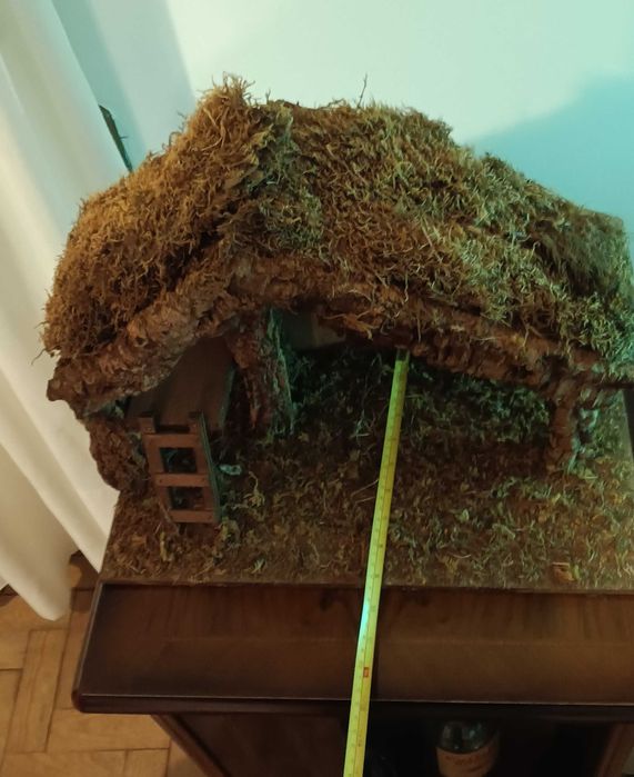 Cabana para presépio muito bem executada