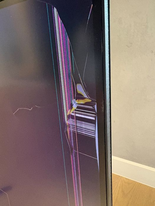 Uszkodzony Philips Evnia 34" Curved (zbity ekran) + Stopa / Części