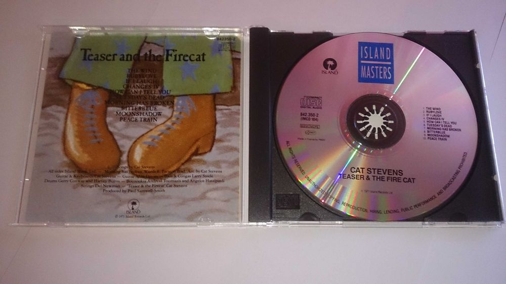 cat stevens (teaser & the firecat) música/cd