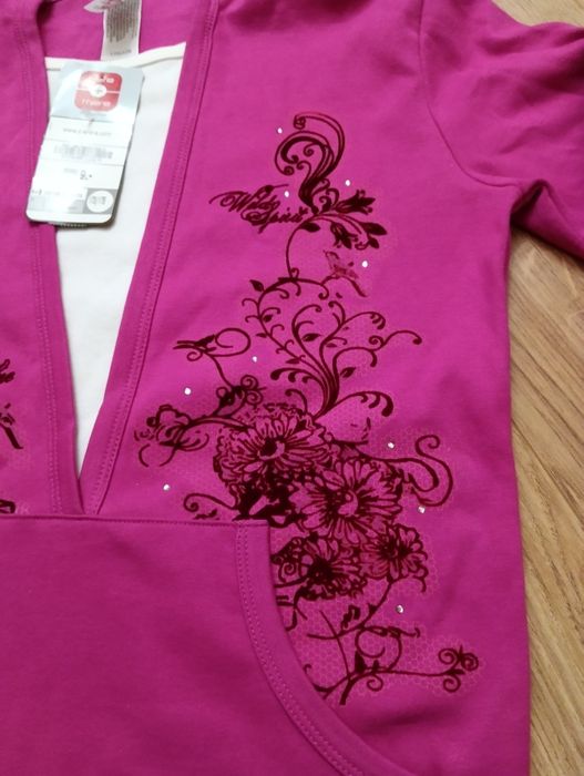 Bluzka z kapturem dla dziewczyny C&A 170/176 z metką