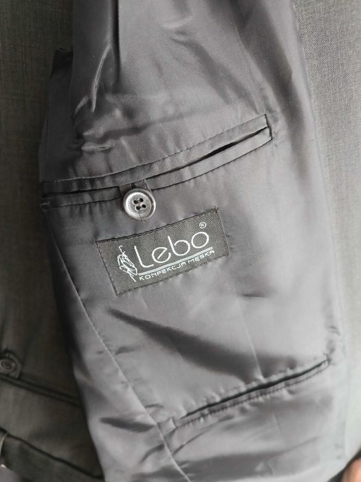 Garnitur męski grafitowy