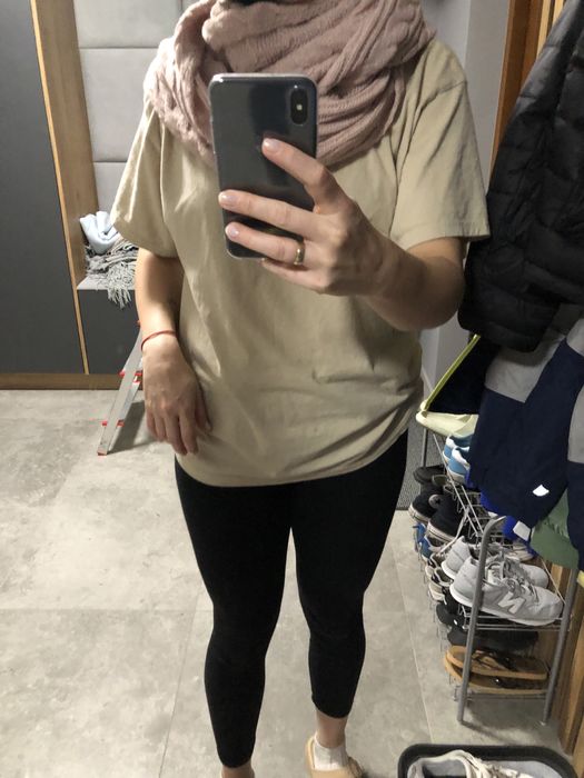 Zestaw komin i czapka pudrowy róż F&F