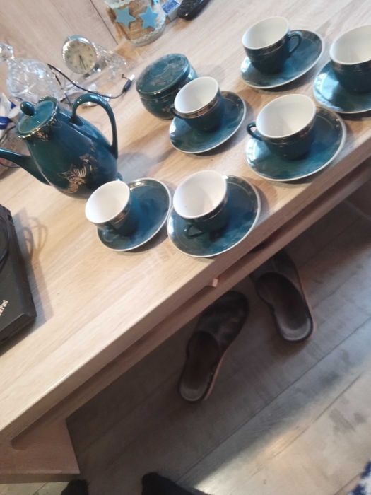 Serwis do herbaty z PRL-u