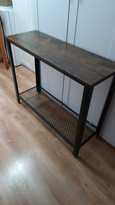 Stolik / konsola loft z półką