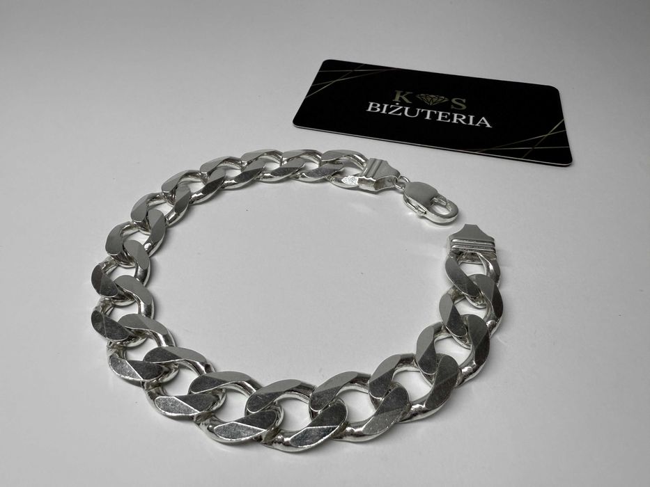 Srebrna Bransoletka splot Pancerka 26 CM 59 GRAM ! PR. 925 Okazja !