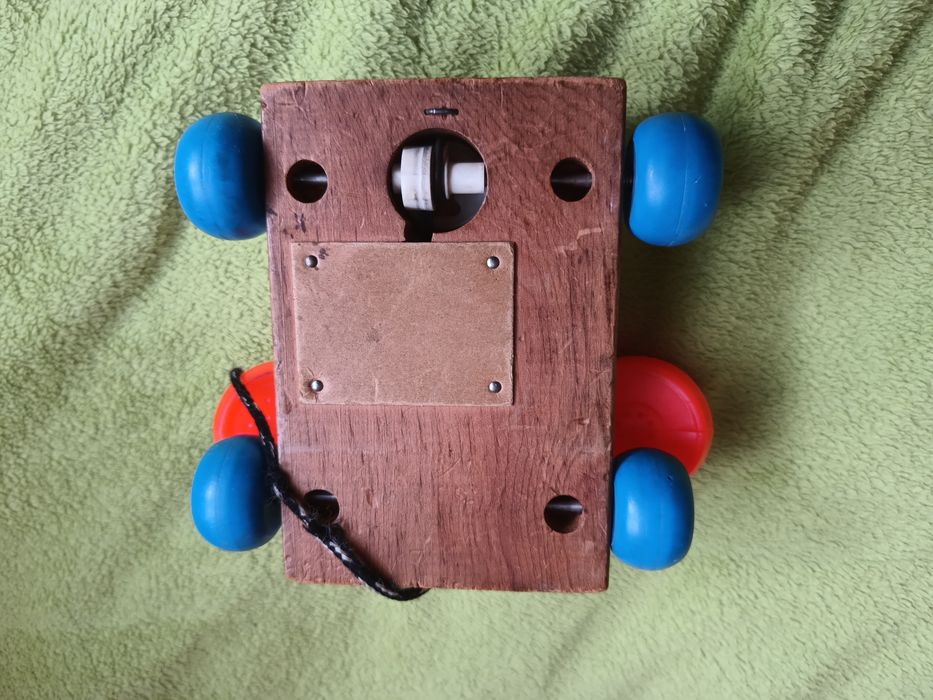 Zabawka telefon samochód Fisher Price Toys Usa oryginał 1961 rok