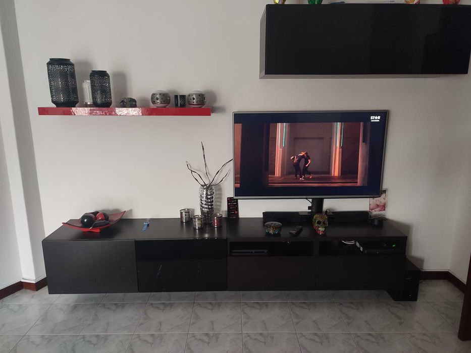 Sala de estar e sala de jantar