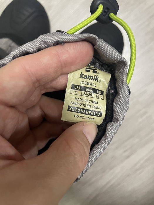 Зимові черевики kamik 16,5 см