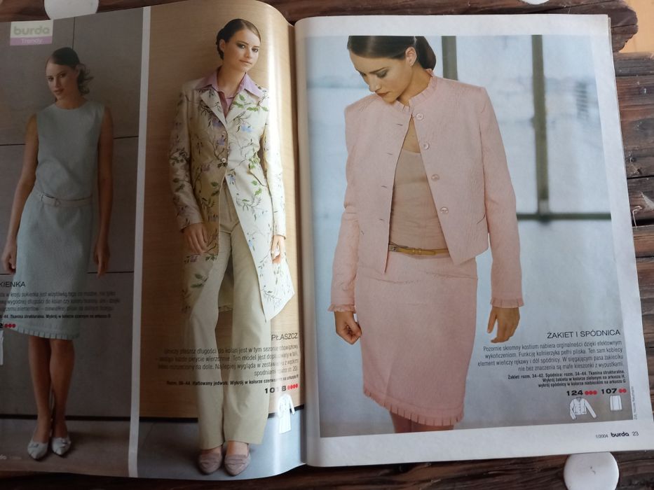 BURDA 1/2004,miesięcznik modowy.