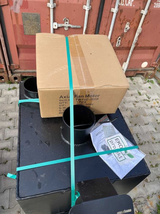 Piec Nadmuchowy PN2 z dmuchawa 20KW HIGHER STEROWNIK WENTYLATOR