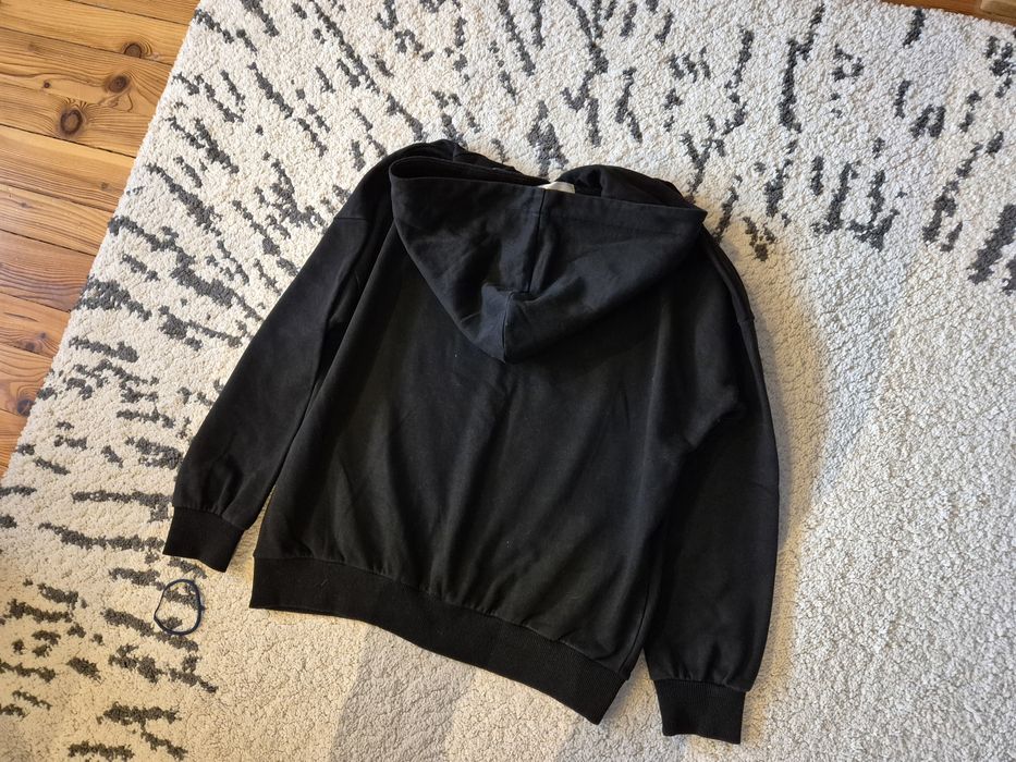 Czarna bluza S/M Mc Lorene bluza z kapturem bluzka
