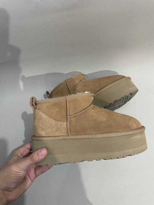 UGG Ultra Mini Platform 5cm Коричневі 38р 24см