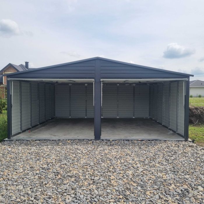 Garaż blaszany 6x6 / 6x5 / 6x5.8