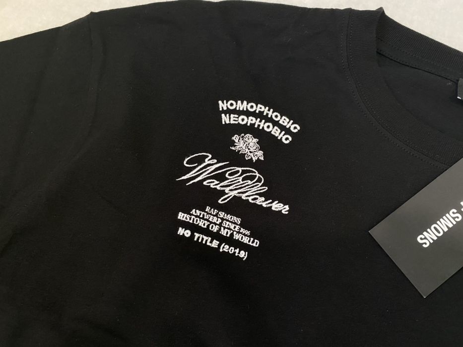 Лонгслів RAF SIMONS Embroidered Statement long-sleeve