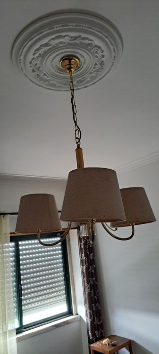 Candeeiro  com 3 lâmpadas