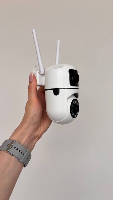 Подвійна камера відеонагляду 8 Мп, 2в1 з нічним баченням V380PRO ptz