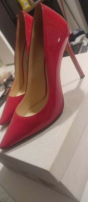 Buty Jimmie Choo Czerwone Romy 100 38 RED Szpilki