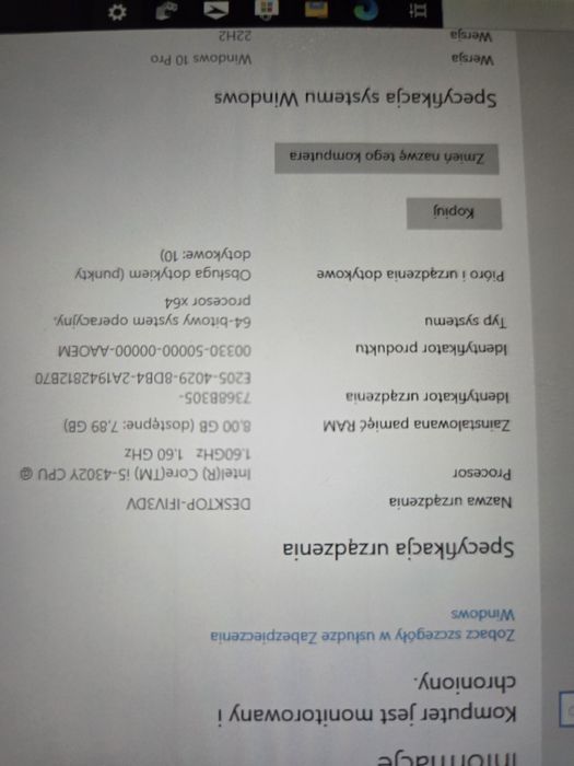 Pancerny tablet Panasonic Fz-m1 i5 8gb ram SSD bateria super
