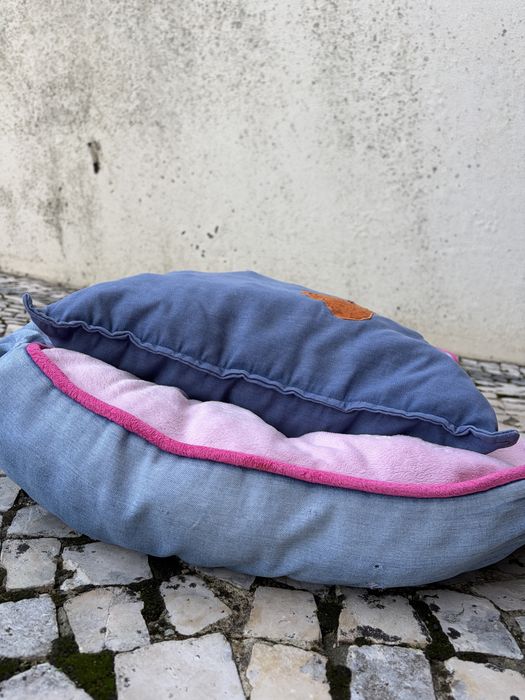 Cama / Cesto Almofadado para Cão com Almofada Removível - 85x70 cm