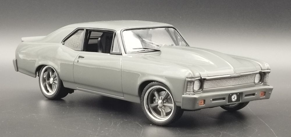 GMP 1:18 Chevrolet Nova 1970 Street Fighter Warhawk Verde/nero – Modello Diecast - Foto 5